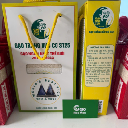 Gạo Trắng Hữu Cơ ST25 Ông Cua 